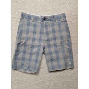Mens BillaBong Plaid Shorts Size 32 Golf Sailing